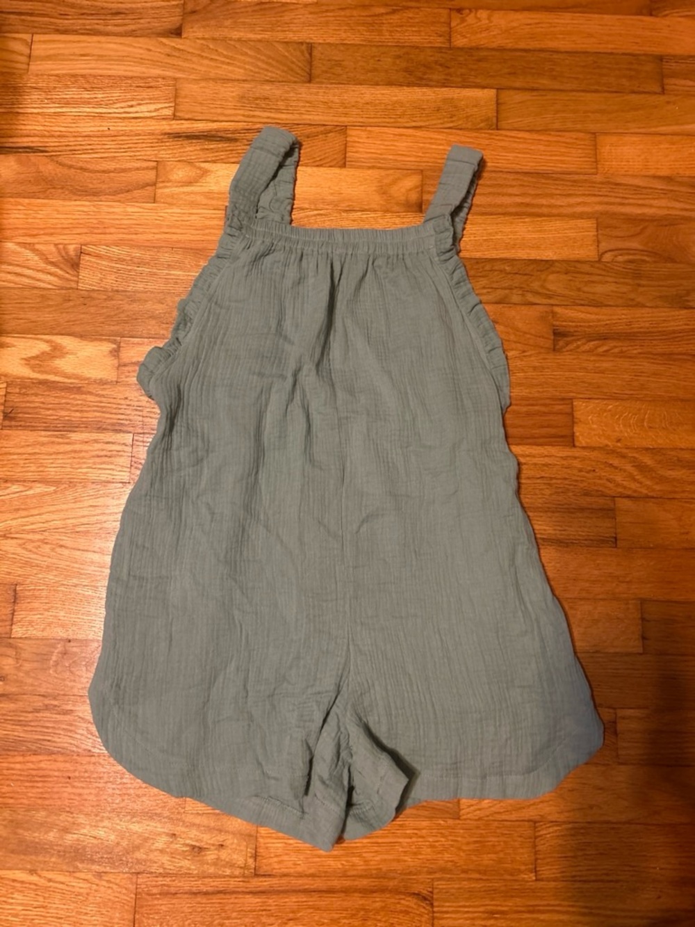 Paradise USA Sage Green Gauze Romper